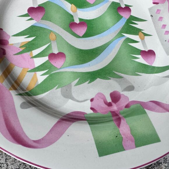 4 Sango Home For Christmas Salad/Dessert Plates lot - Picture 6 of 9
